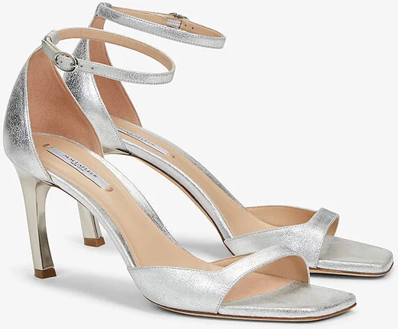 Ella Sandal - Brushed Metallic - Silver - Image 4