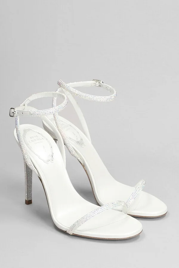 Ellabrita Sandals In White Leather - Image 2