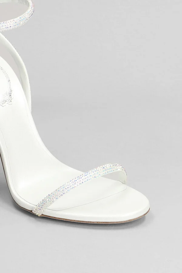 Ellabrita Sandals In White Leather - Image 5