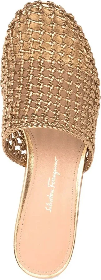 Ellas knotted leather mules - Image 4