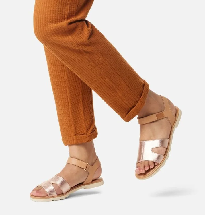 ELLA™ III Ankle Strap Women's Flat Sandal - Image 10