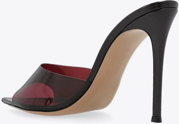 Elle 105 Pointed-Toe Plexi Sandals - Image 2