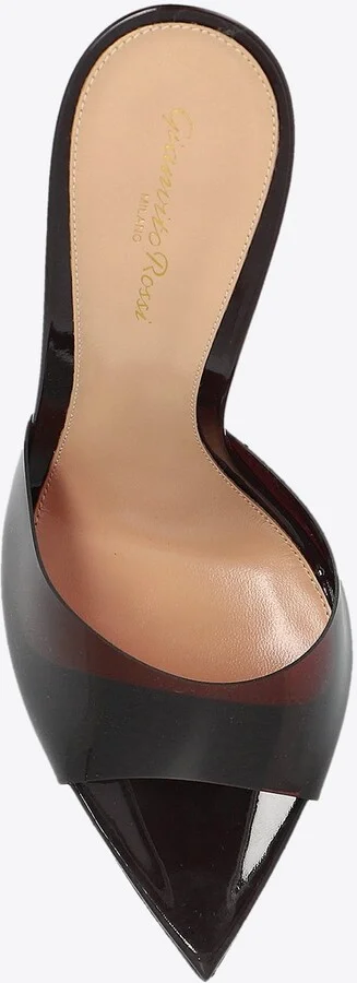 Elle 105 Pointed-Toe Plexi Sandals - Image 3