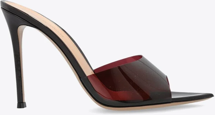 Elle 105 Pointed-Toe Plexi Sandals