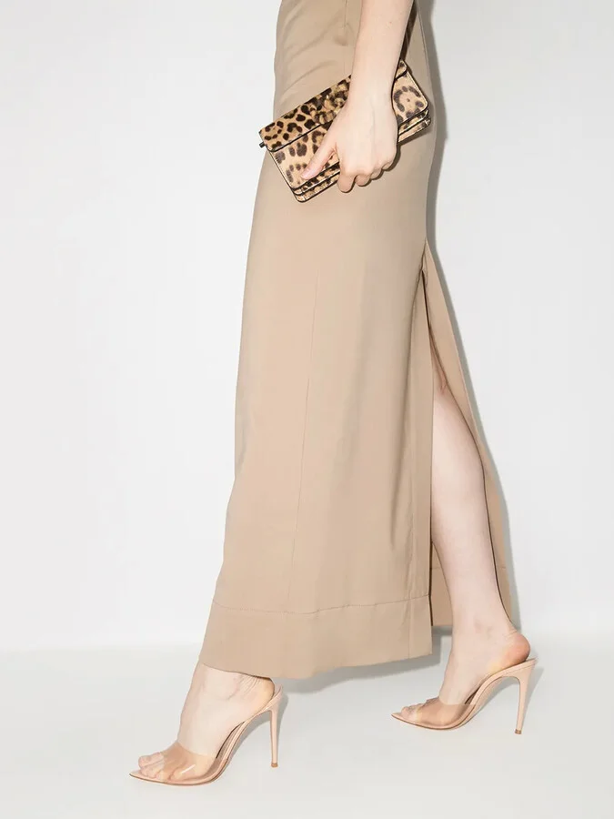 Elle 105mm transparent-strap mules - Image 3