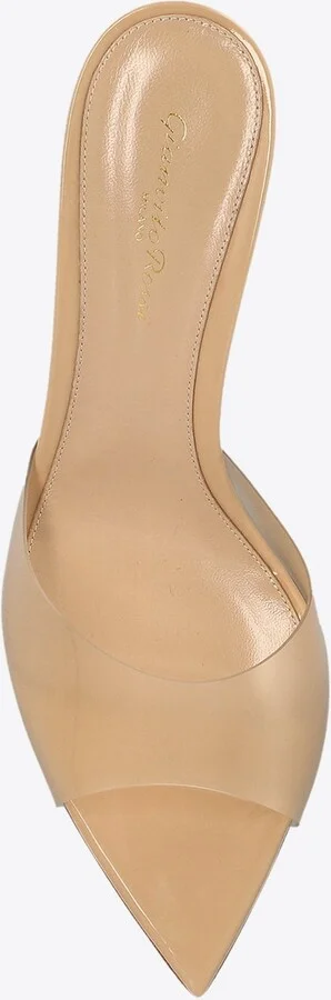 Elle 55 Pointed-Toe Plexi Sandals - Image 3
