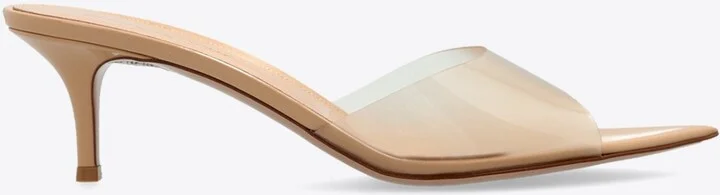 Elle 55 Pointed-Toe Plexi Sandals