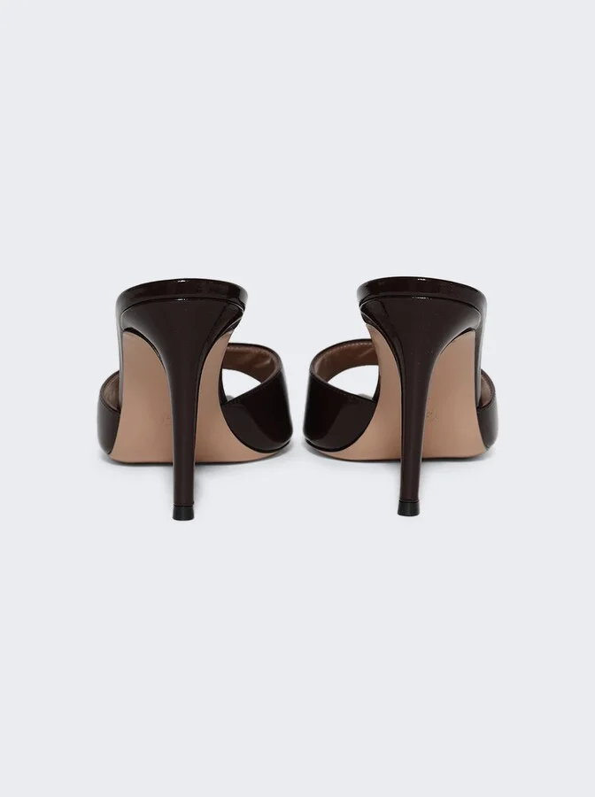 Elle 85 High Heel Sandals Burgundy