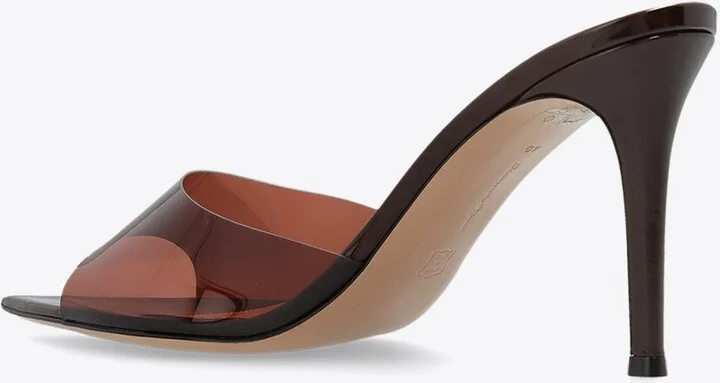 Elle 85 Pointed-Toe Plexi Sandals - Image 2