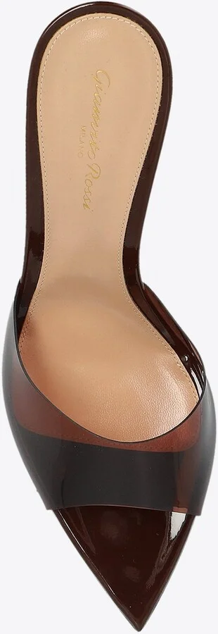 Elle 85 Pointed-Toe Plexi Sandals - Image 3