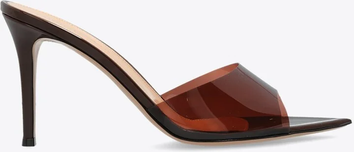 Elle 85 Pointed-Toe Plexi Sandals