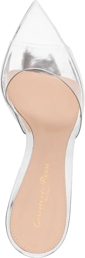 Elle 85mm transparent-strap sandals - Image 4