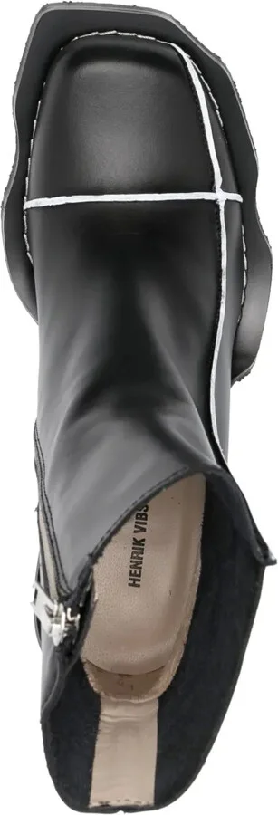 Elle Driver 90mm leather boots - Image 4