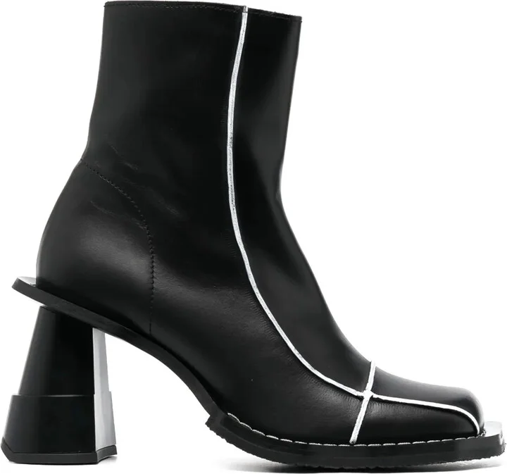 Elle Driver 90mm leather boots