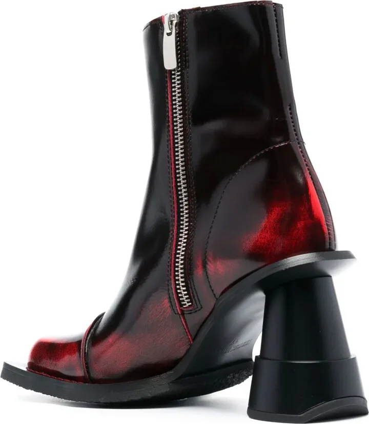 Elle Driver Heel 100mm leather boots - Image 3
