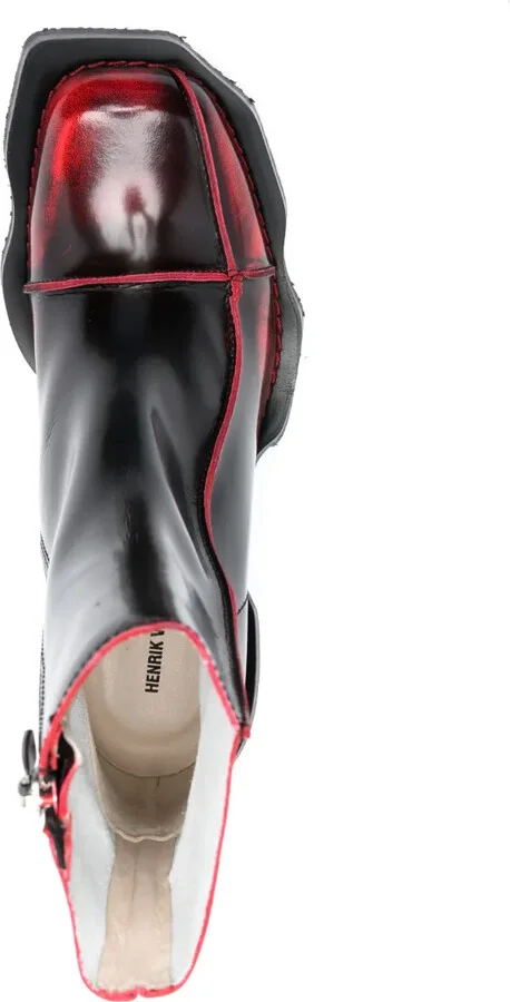 Elle Driver Heel 100mm leather boots - Image 4