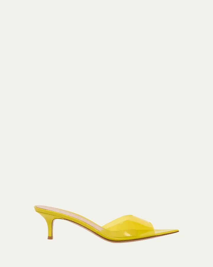 Elle Glass Nuit Slide Sandals