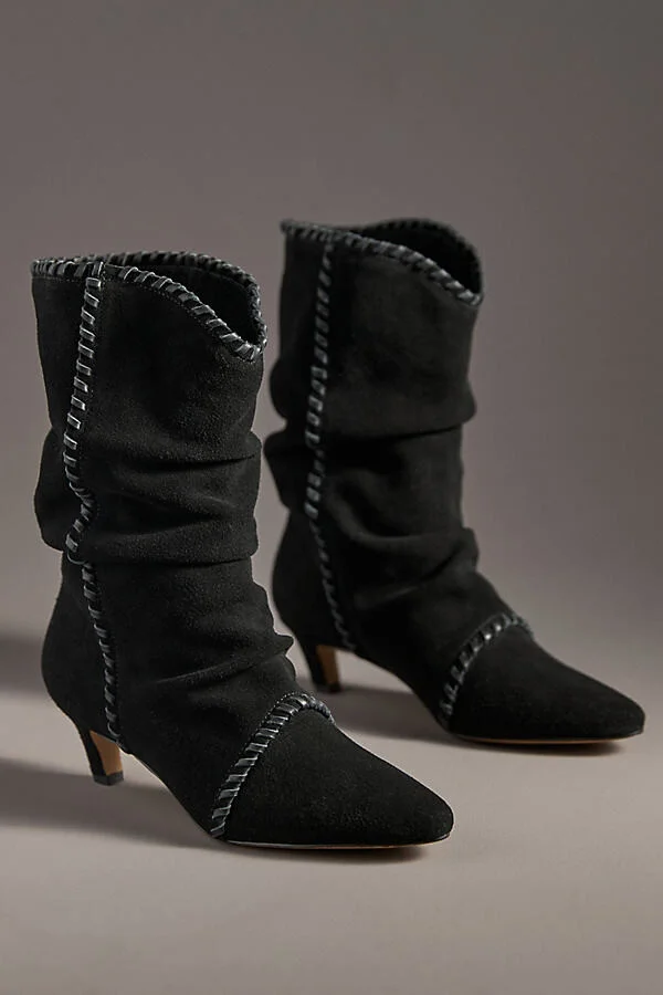 Elle Stitched Scrunch Boots - Image 2
