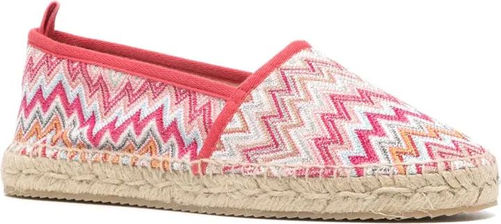 Elle zigzag-woven espadrilles - Image 2