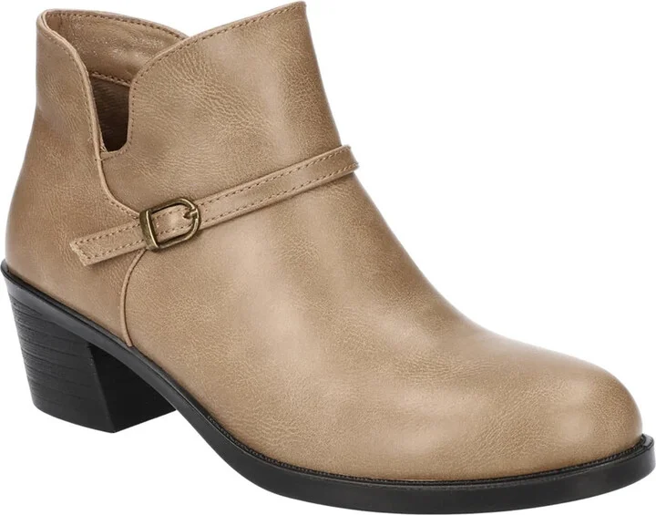 Ellery Womens Faux Leather Ankle Booties
