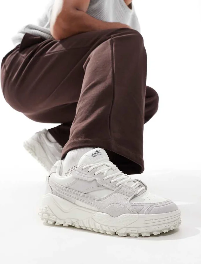 ellesse LSR Luxe sneakers in white