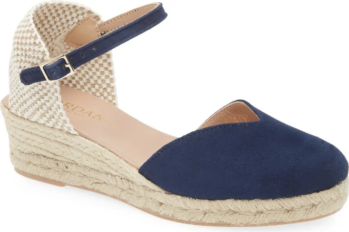 Elliana Ankle Strap Platform Wedge Espadrille