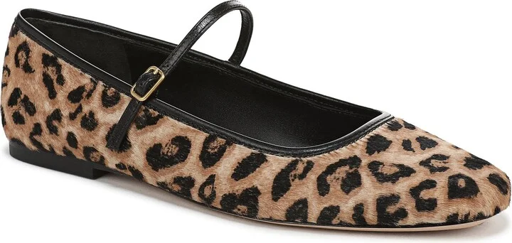 Ellie Genuine Calf Hair Mary Jane Flat