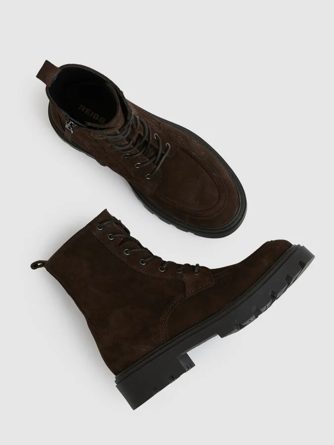 Ellie Leather Lace-up Boots - Image 3
