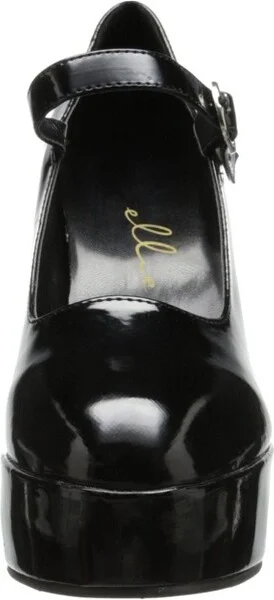 Ellie Shoes 5 Inch Pump Black Mary Jane Adult Costume Shoes | - Image 2