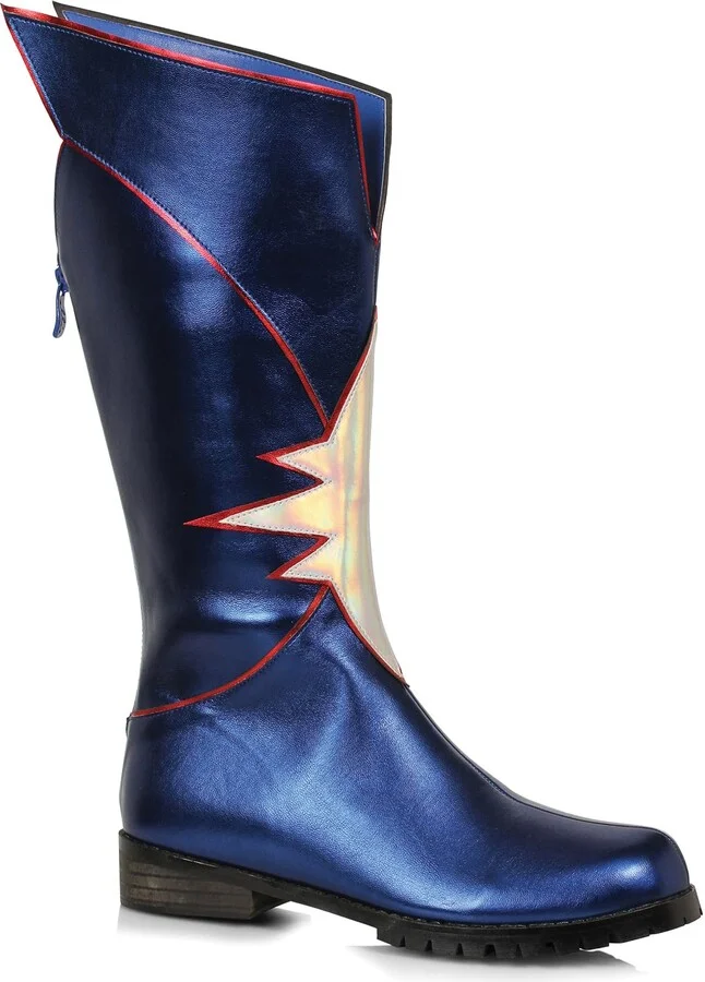 Ellie Shoes Men's 158-VALOR-BLUE-XL Knee High Boot