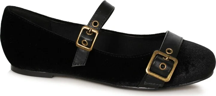 Ellie Shoes Women's 100-EMERALD-BLK-11 Mary Jane Flat