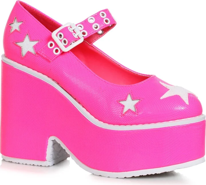 Ellie Shoes Women's 456-MINA-PNK-9 Platform