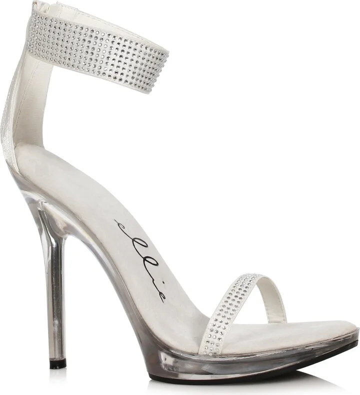 Ellie Shoes Women's 502-HEIDI-WHT-11 Heeled Sandal