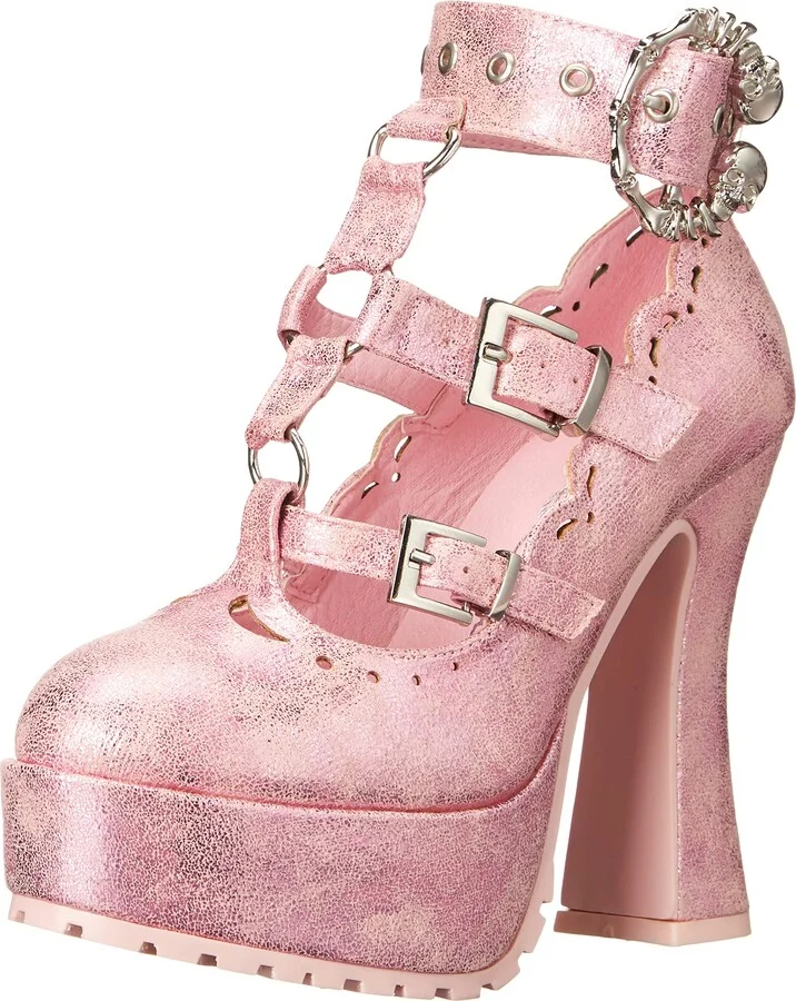 Ellie Shoes Women's 557-DAPHNE-PNK-10 Platform