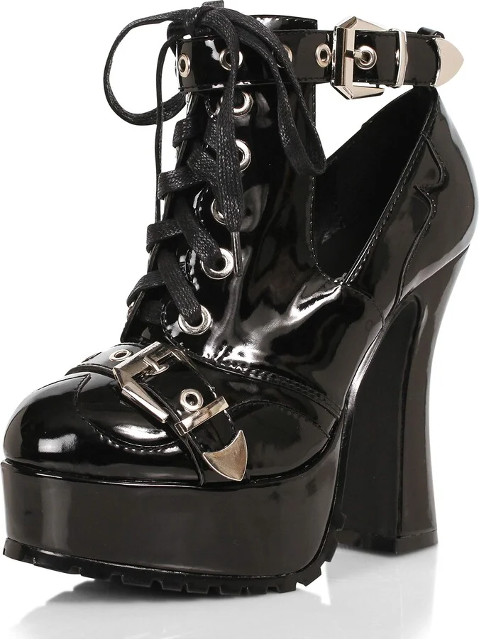 Ellie Shoes Women's 557-THEDA-BLK-7 Platform