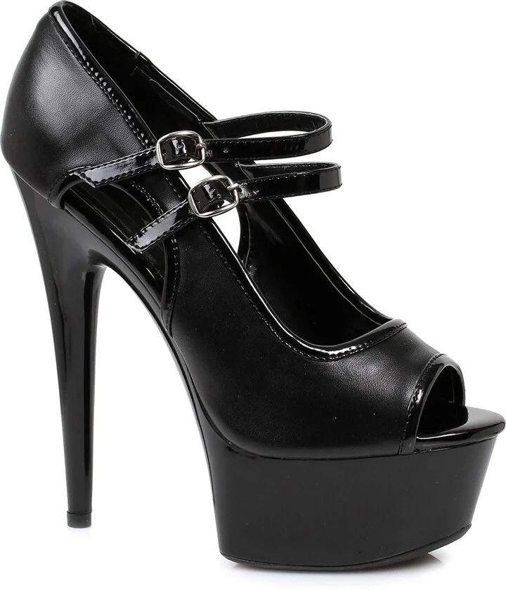 Ellie Shoes Women's 609-JET-BLKP-5 Pump