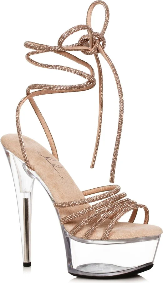 Ellie Shoes Women's 609-LUSH-GLD-7 Heeled Sandal