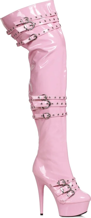 Ellie Shoes Women's 609-SHERIDAN-PNK-12 Over-The-Knee Boot