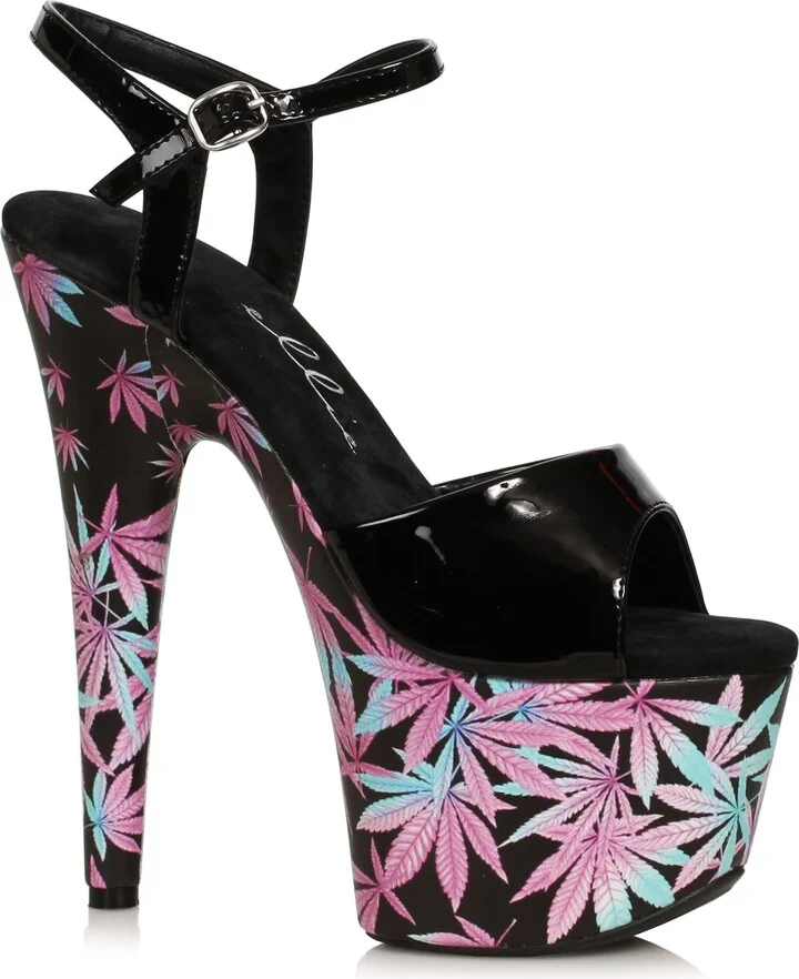 Ellie Shoes Women's 709-BAMBI-BLK-7 Platform