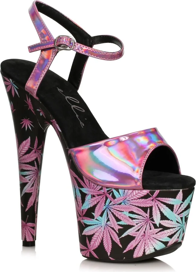 Ellie Shoes Women's 709-BAMBI-PNK-7 Platform