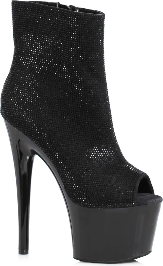 Ellie Shoes Women's 709-LAVISH-BLK-6 Ankle Boot