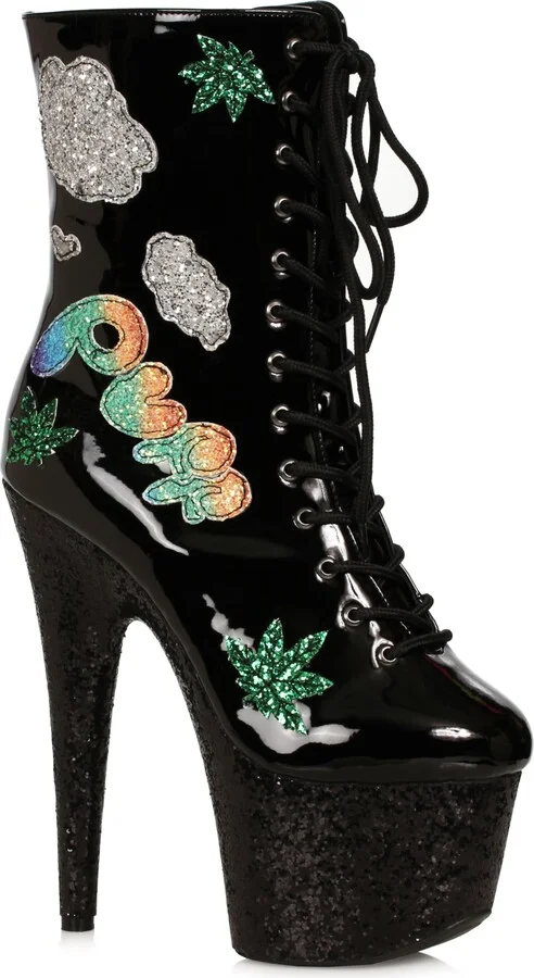Ellie Shoes Women's 709-PUFF-BLK-6 Ankle Boot