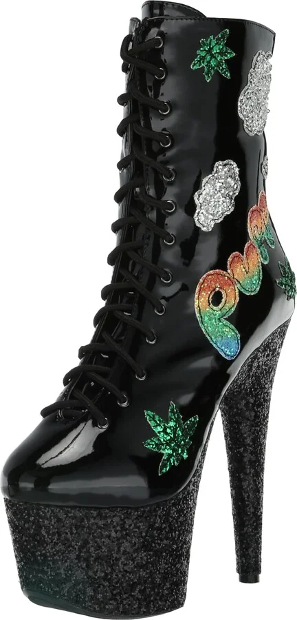 Ellie Shoes Women's 709-PUFF-BLK-8 Ankle Boot
