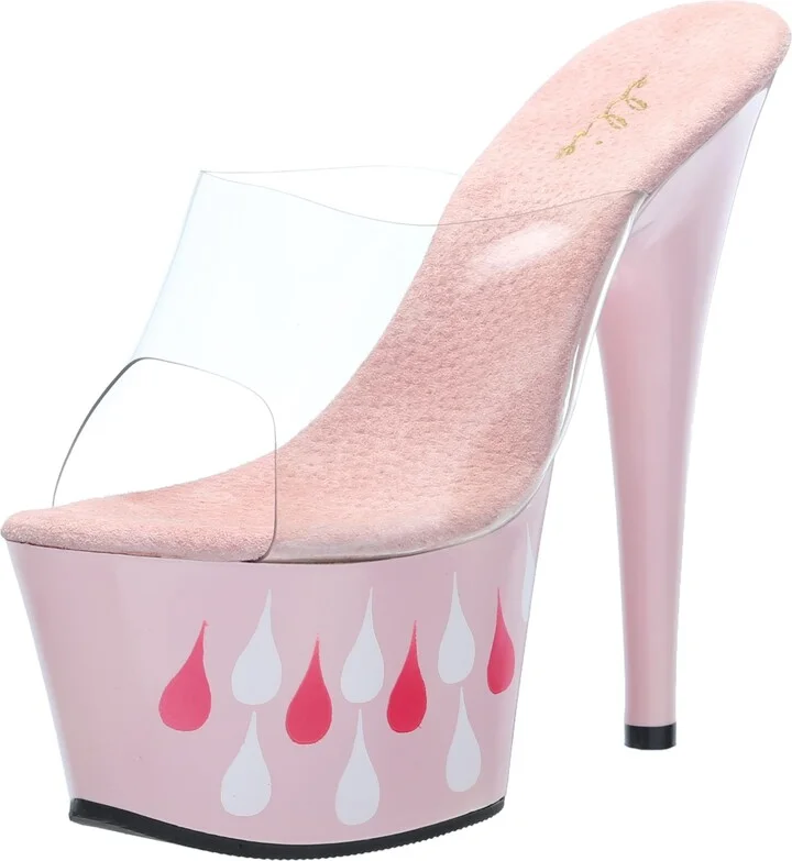 Ellie Shoes Women's 709-TEARDROP-PINK-9 Heeled Sandal