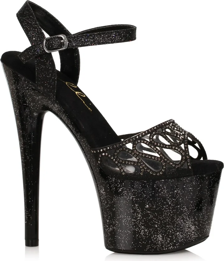 Ellie Shoes Women's 709-UNITY-BLK-10 Heeled Sandal