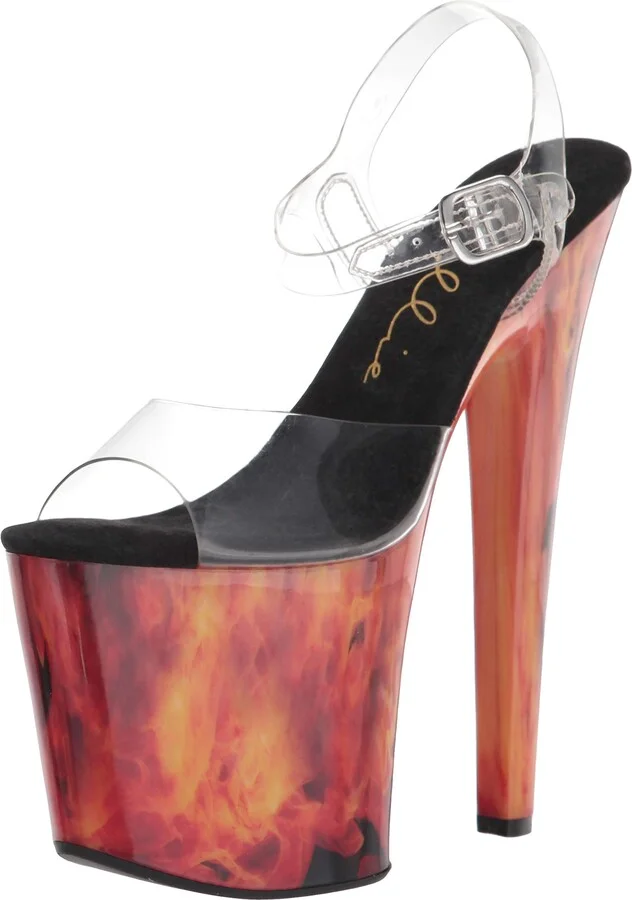 Ellie Shoes Women's 8" Heel Platform Stiletto Sandal Heeled