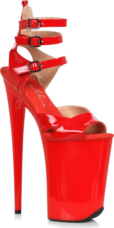Ellie Shoes Women's 909-ATHENA-RED-7 Heeled Sandal