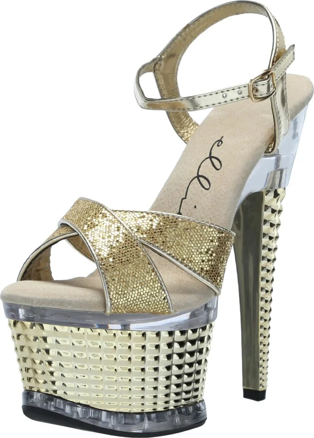 Ellie Shoes Women's Disco Heeled Sandal
