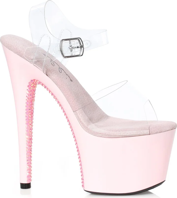 Ellie Shoes Women's Rhinestones Heeled Sandal