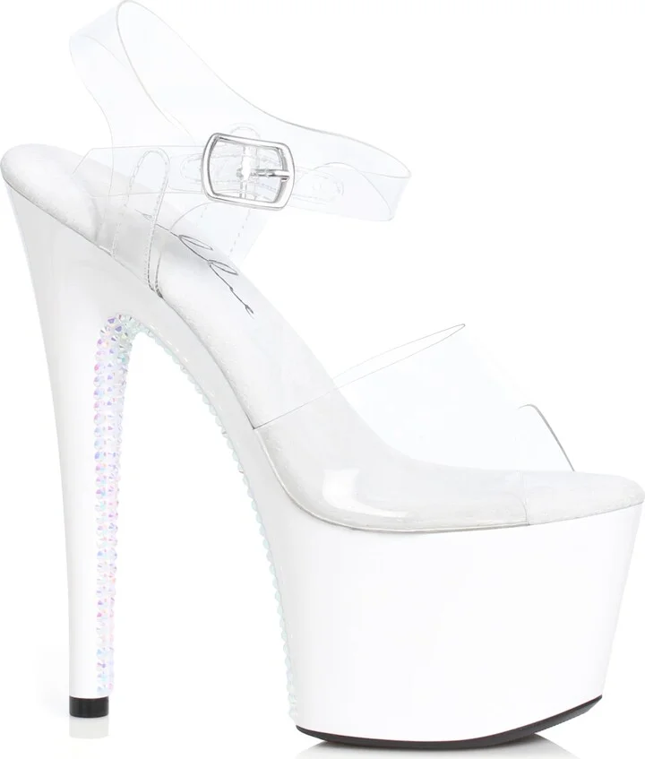 Ellie Shoes Women's Rhinestones Heeled Sandal